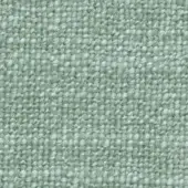Sage green woven fabric texture with a linear pattern and matte finish, displaying heathered tonal variations and a nubby construction.
